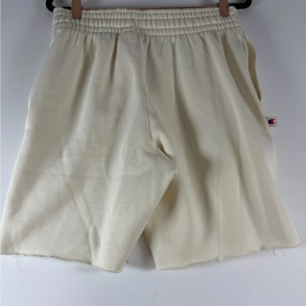 Champion Men's Fleece Shorts - Light Off-White S - Picture 7 of 8